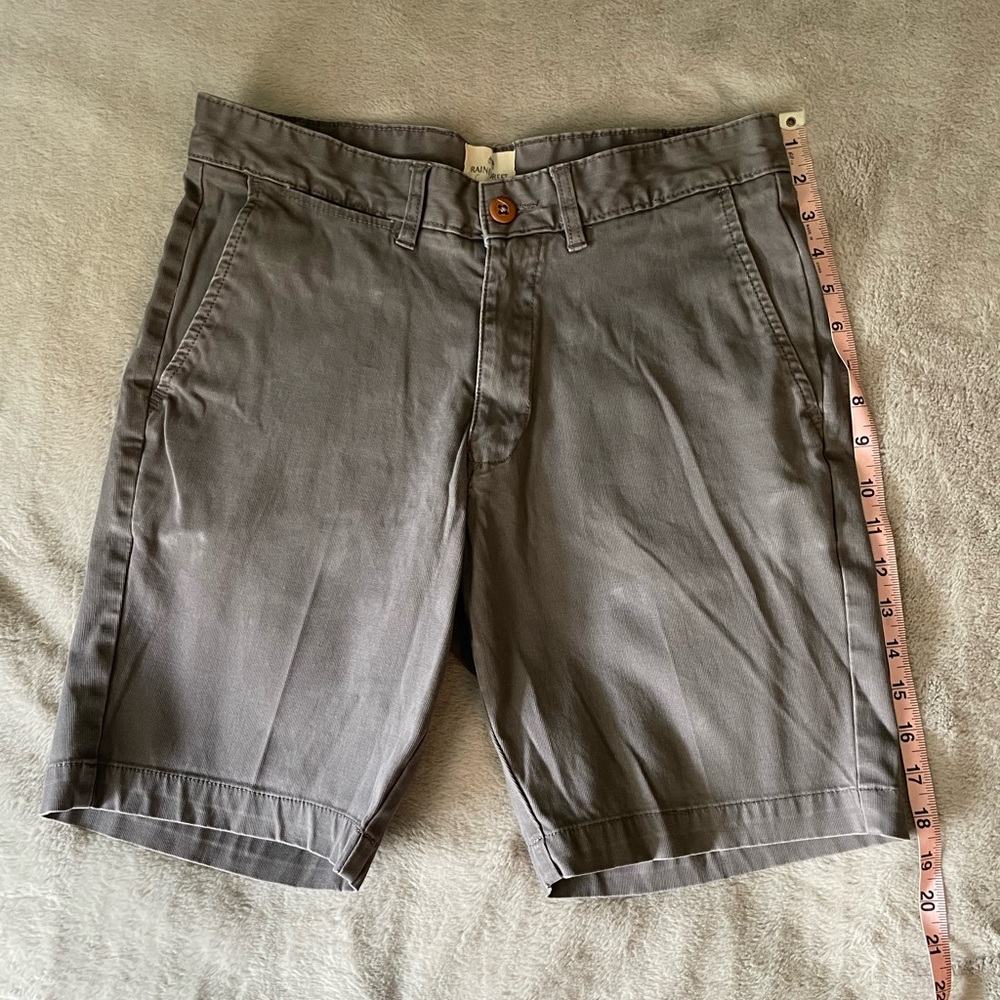 Men's Gray Casual Shorts
